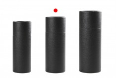 Cilindrična kutijica 54x145 mm za bočice (crna iznutra) – 12 kom